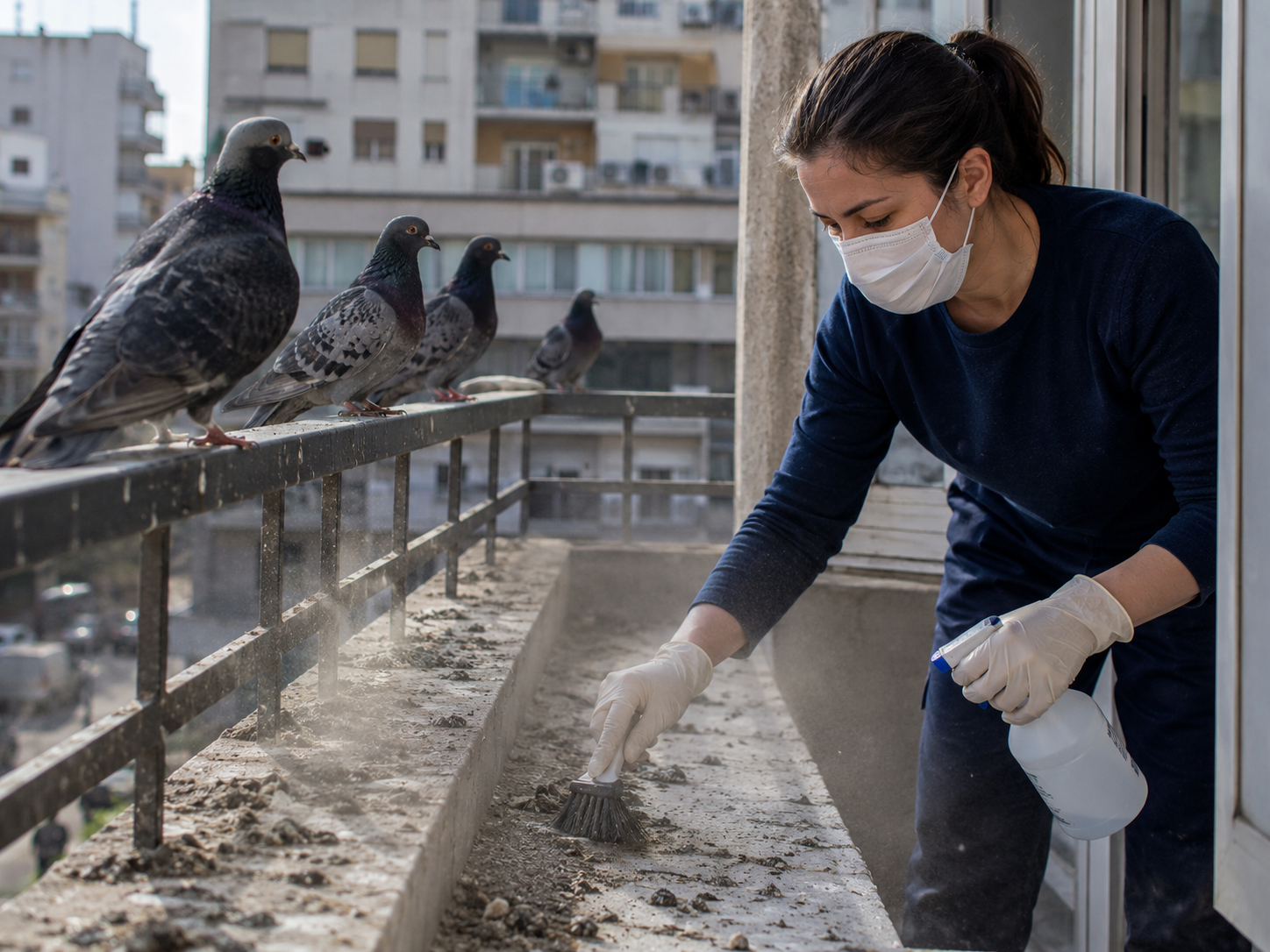 Lire la suite à propos de l’article Les pigeons favorisent-ils les infections respiratoires ?