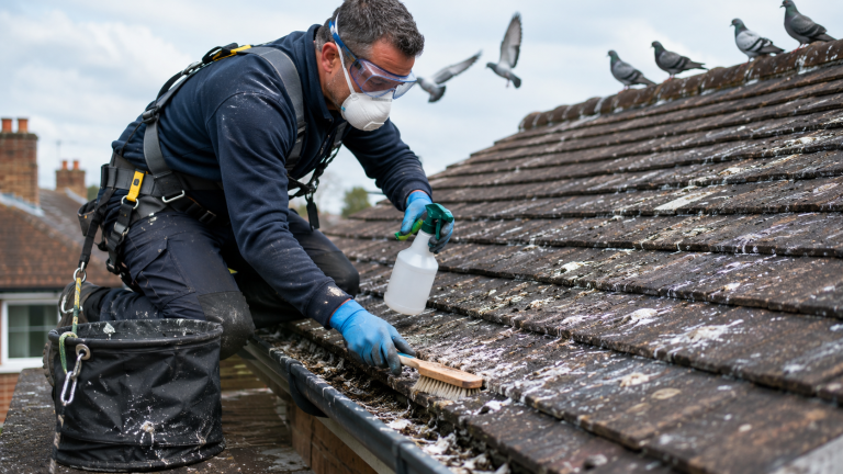 Lire la suite à propos de l’article Comment nettoyer une toiture après une invasion de pigeons ?