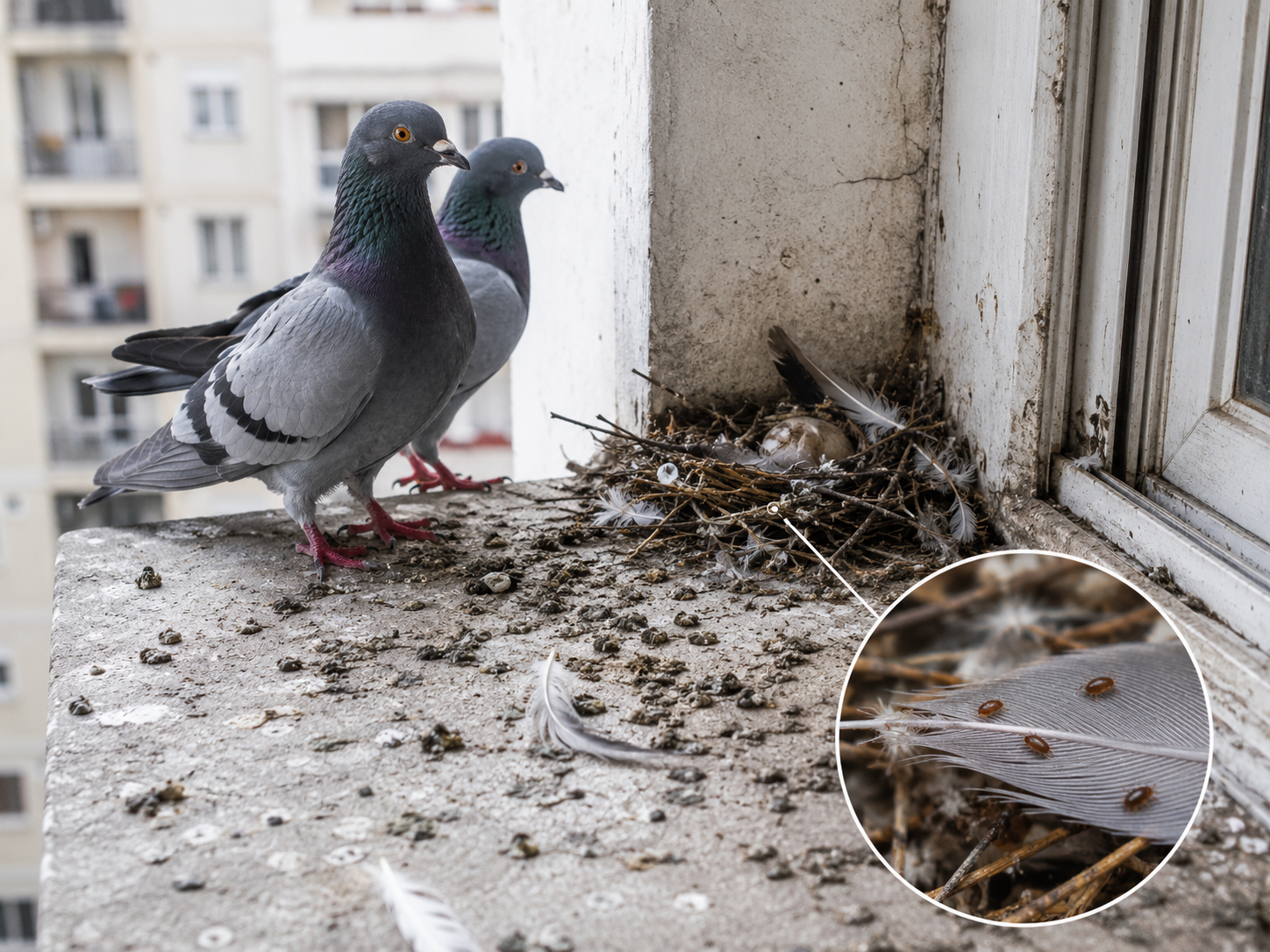 Lire la suite à propos de l’article Les pigeons transmettent-ils des parasites ?