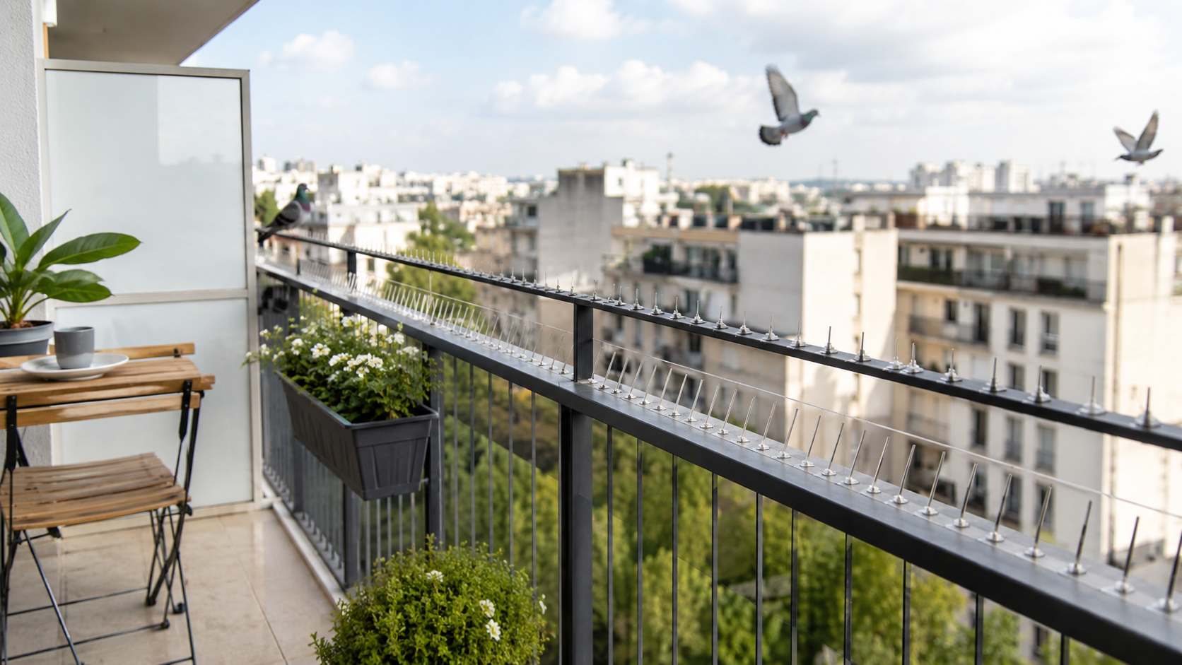 You are currently viewing Comment empêcher les pigeons de se poser sur un balcon ?