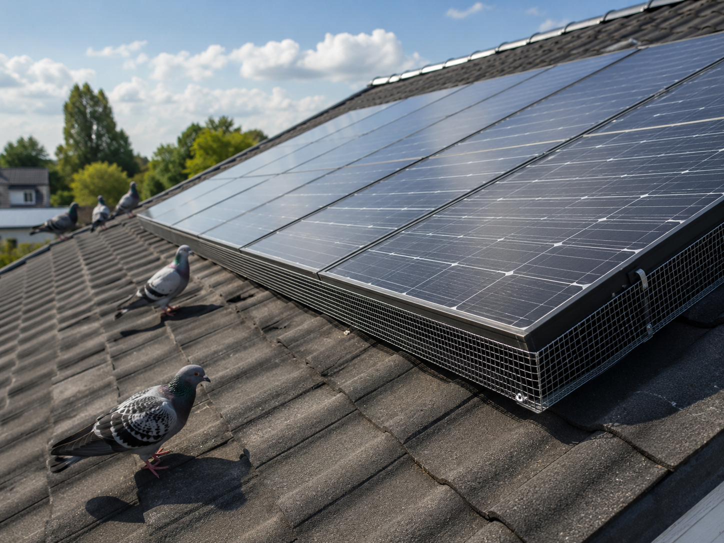 You are currently viewing Comment protéger des panneaux solaires contre les pigeons ?