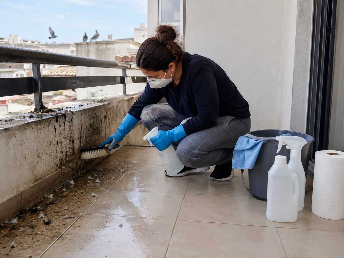 Lire la suite à propos de l’article Nos astuces pour désodoriser une zone contaminée par les pigeons