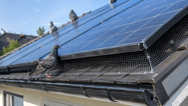 Lire la suite à propos de l’article Comment empêcher les pigeons de nicher sous les panneaux solaires ?