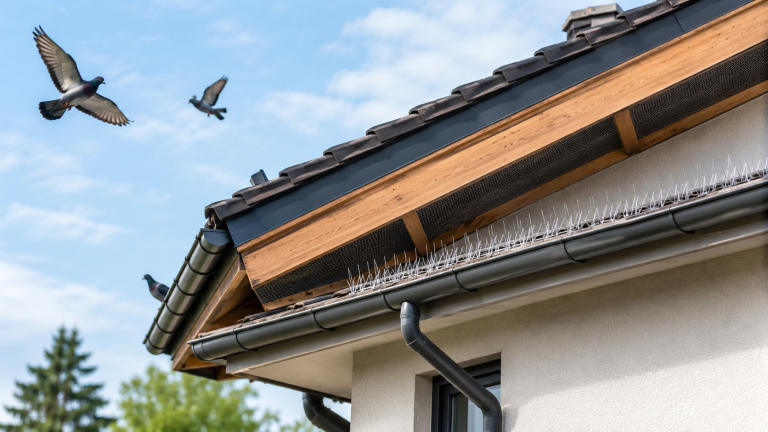 Lire la suite à propos de l’article Comment éviter que les pigeons nichent sous une toiture ?